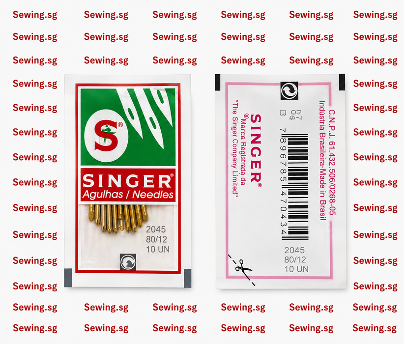 2045 Original SINGER Needles of Sewing Machine (Gold)