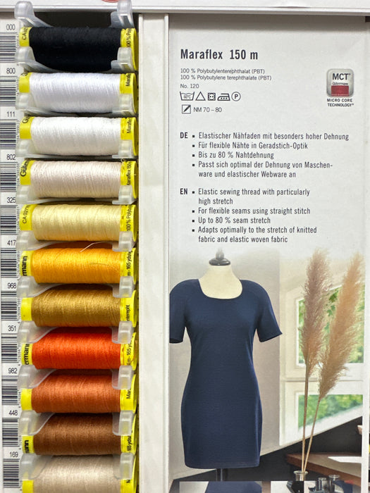 Gutermann Maraflex 150m Stretch Sewing Thread-German Made