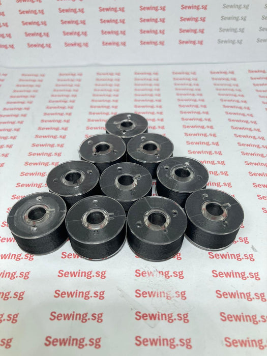 Pre-Wound Bobbins 75D A-Style (11.5mm)-Black