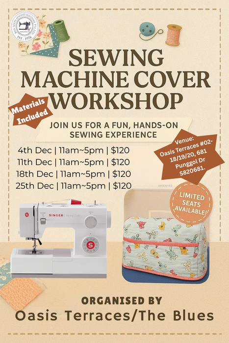 Hands-On Sewing Machine Cover Workshop | Craft Your Own Cover