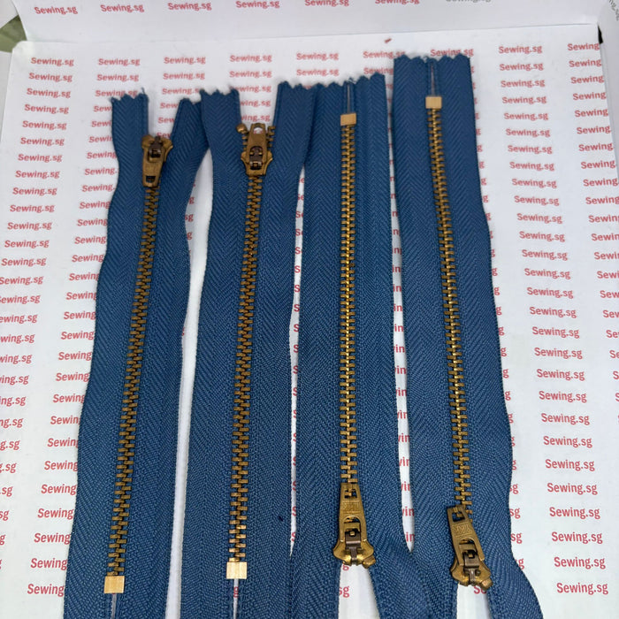 Metal Zipper Ykk For Jeans Pants / Pocket / Pouch 6 Inch