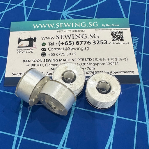 Pre-wound Bobbin 11.5mm, Embroidery Thread, 75D/2. 4 pieces