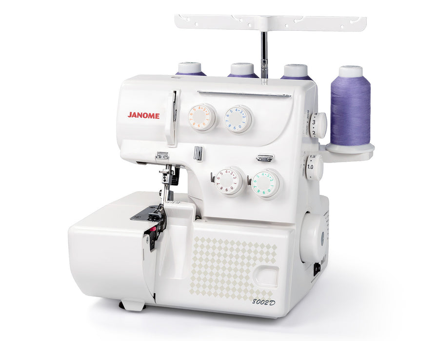 Janome 8002D 3 & 4-Thread Convertible Serger (Overlock Machine)