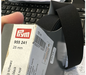 Prym 25 mm Colour Elastic Tape – Black; 955 241