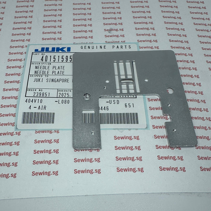 JUKI Throat Plate Assembly For HZL-DX and DX QVP Series Machines  - 40163698