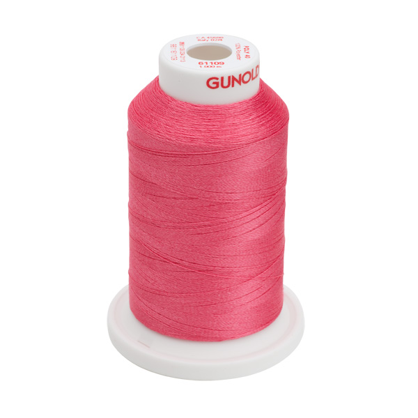 Gunold Embroidery Thread - POLY 40 - 1000m - 61109 - Hot Pink