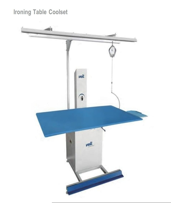 Rectangular Ironing Table; Coolset 6: 150cm × 80cm Industrial Ironing Table, VEIT  | Cold Suction System