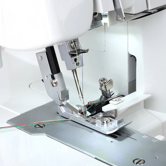 FEIYUE FY555 Overlock Sewing Machine – One-Step Air Threader, 2/3/4 Thread, Differential Feed