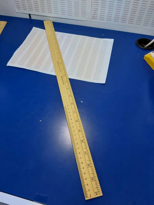 Dress-Making Straight Ruler – 24 inches / 60cm (Wood) - Ban Soon Sewing Machine Pte Ltd