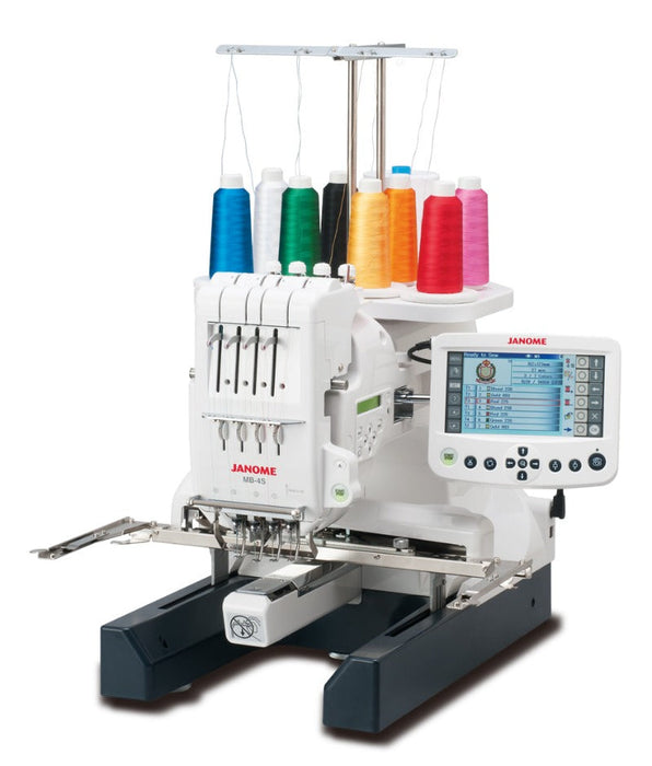 RESALE SET 1 SET Janome MB4 Four-Needles Embroidery Machine (Made in Japan)