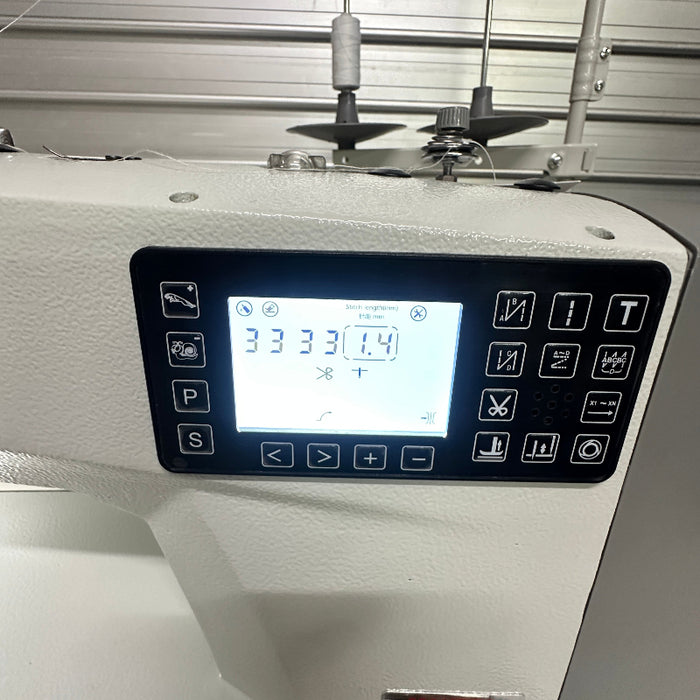 Mauser ML8126 Series Single Needle Lockstitch Sewing Machine, control panel.