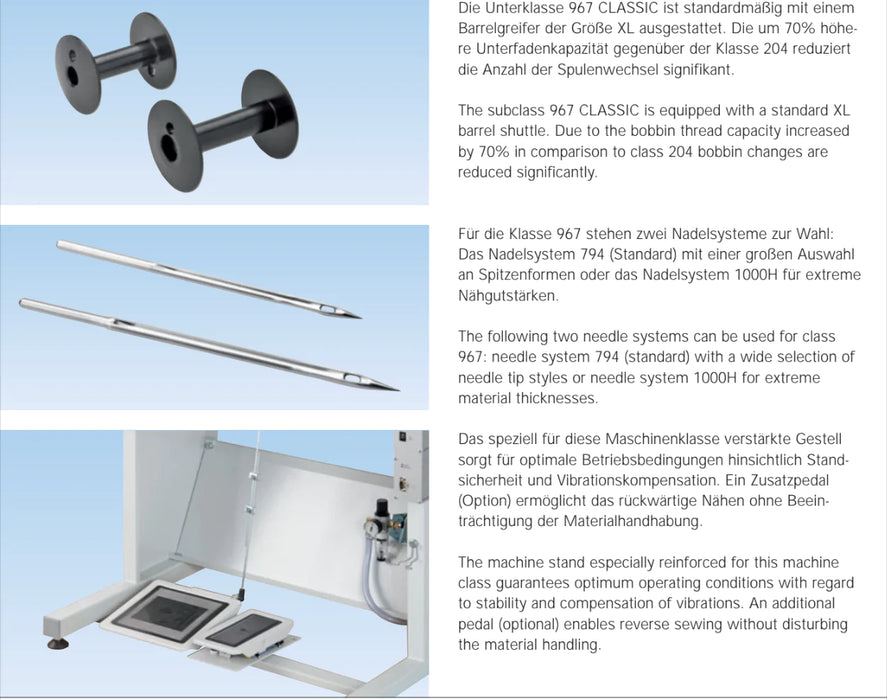 DUERKOPP ADLER 967-100180