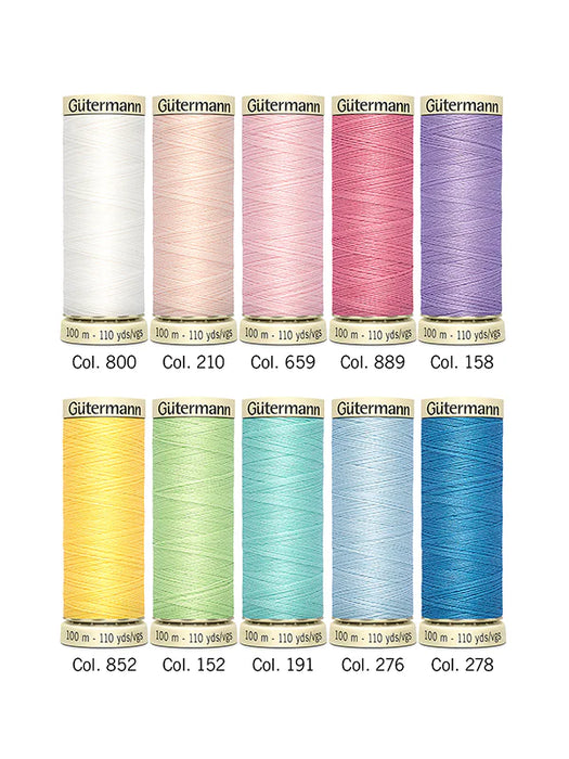 Gütermann Sew-All Thread Set — Art. 734006 Col. 2 (10 × 100 m)