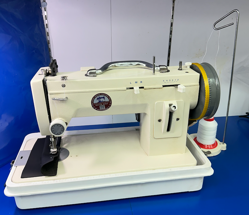 Walking Foot Zig-zag and thick thread Lockstitch sewing machine. WFZ-7 | 7 inches Bed, Portable setup