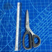 Scissors Aramid Fabrics Kai 7240AS Micro-Serrated cuts Kevlar, Dyneema, Fiberglass
