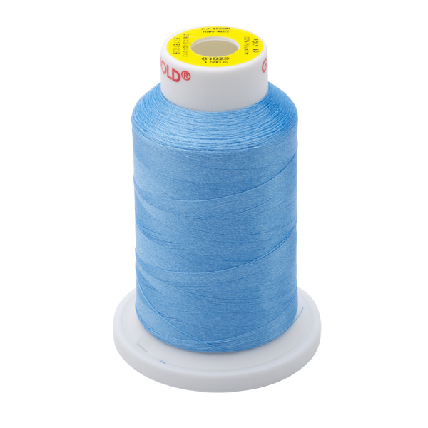 Gunold Embroidery Thread - POLY 60 - 1000m - 61029 - Medium blue
