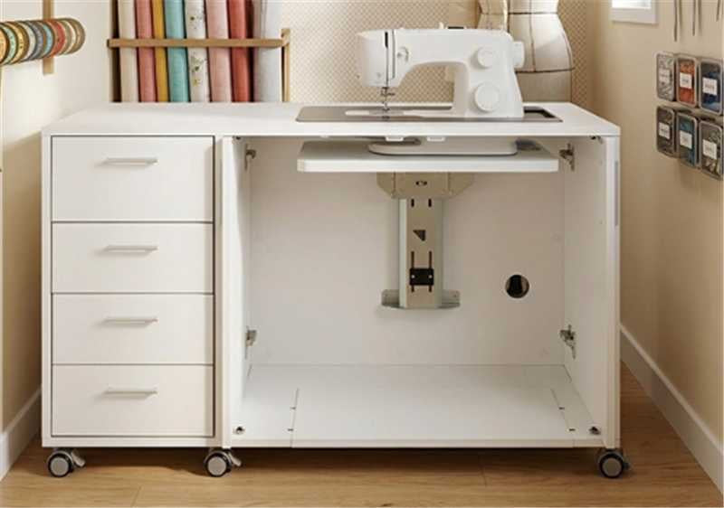 Classic 3623 Sewing Table with 4 Drawer Storage