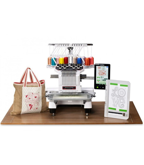 RESALE SET 1 SET Brother Embroidery Machine Brother PR1050X, 10 Color