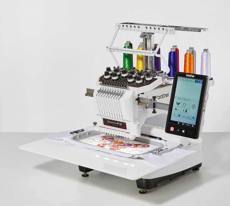 RESALE SET 1 SET Brother Embroidery Machine Brother PR1050X, 10 Color