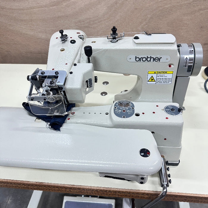 BROTHER JC-9380 : Blind Stitch With Differential Feed Machine, Close-up.