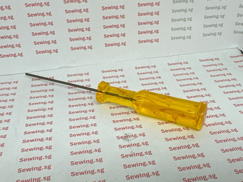 Needle Changing Tool for Sewing Machine Screwdriver Allen Key – 1.6 mm Yellow color.