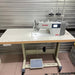 Mauser ML8126 Series Single Needle Lockstitch Sewing Machine, with Table and Stand.
