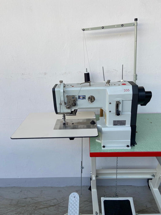 335 -17/01 - PFAFF Cylinder Bed Machine with Extension Table attached.