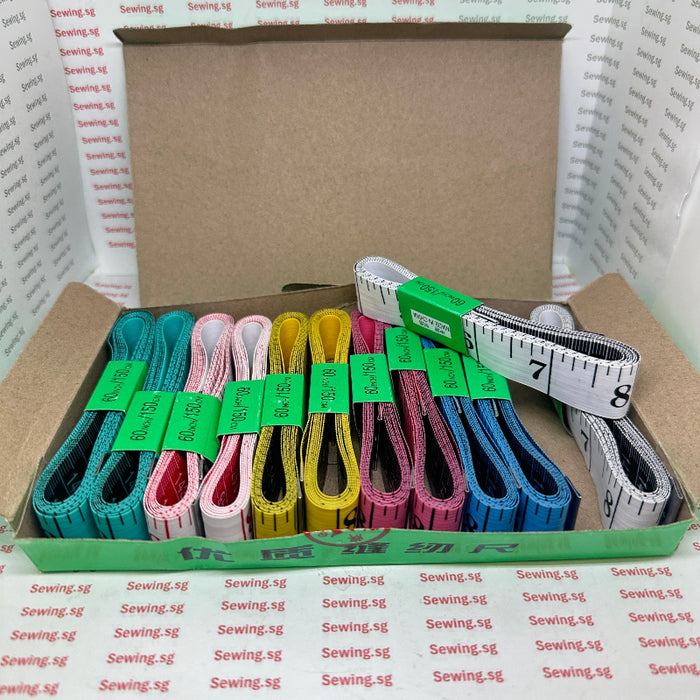 Measuring Tape, ECO version; 1.5 meter x 20mm width. 12 pieces pack.