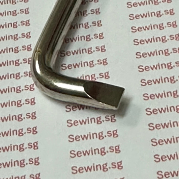 L Screw Driver. A must have tools to enjoy the sewing or stitching activities.