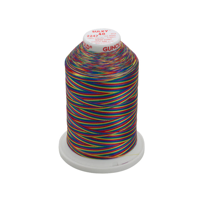 Gunold Multi Colour (Rainbow Threads) & Ombre - Sulky