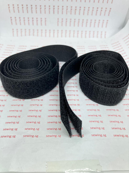 Velcro | Magic Tape 3/4 inch & 1 inch width ( BLACK & WHITE))