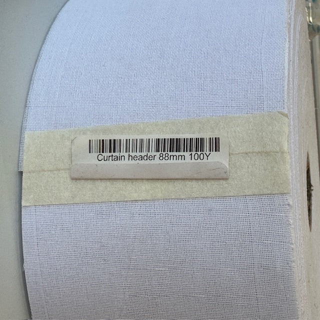 Curtain Header Tape – 3.5" (88mm) Width | 100 Yards Roll-(Online Store)