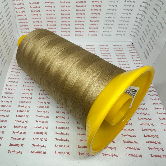 Size #40 (TEX 70 / V69) Serabond Bonded Polyester Thread, 7654U - Brass.