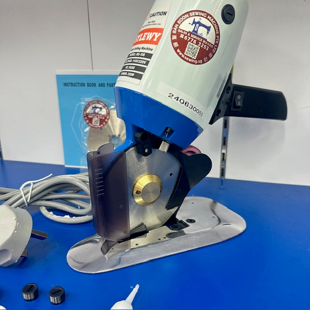 RS-100 Portable circular cutter; fabric cutter By Sewing.sg