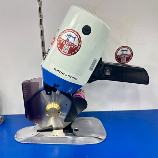 RS-100 Portable circular cutter; fabric cutter by SYLEWY - Ban Soon Sewing Machine Pte Ltd