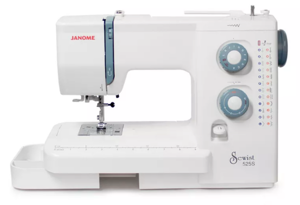 Mothers Day & 520 Promotion - FREE Thread snipper & 25 Bobbins with storage box Great Horse Machine - Janome Sewist 525S Sewing Machine BEST For sewing apparels & Alterations