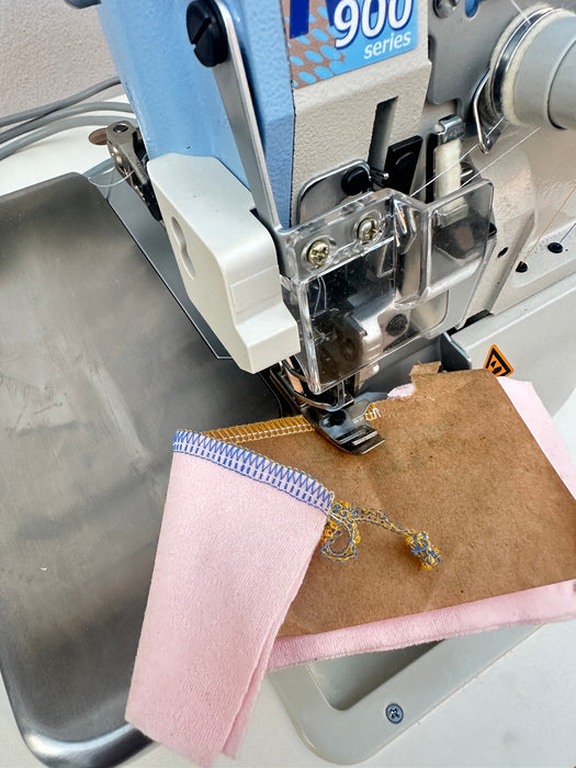 M952-52H, 2X4/DJ - Pegasus 4 Threads Overlocker, sewn sample