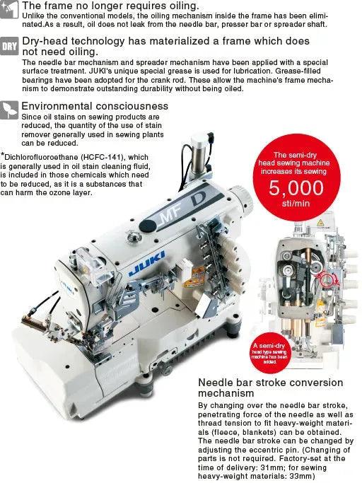 Juki MF-7500 Series -U11/UT - Industrial Cover-stitch Machine (Top & Bottom)
