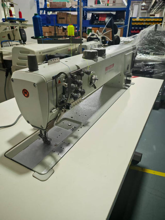 MH2645 -170242 -36 -75, Long-Arm Compound Feed, Extra Heavy Duty Lockstitch Sewing Machine, by Mauser Spezial.