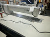 MH2645 -170242 -36 -75, Long-Arm Compound Feed, Extra Heavy Duty Lockstitch Sewing Machine, by Mauser Spezial. Back view.