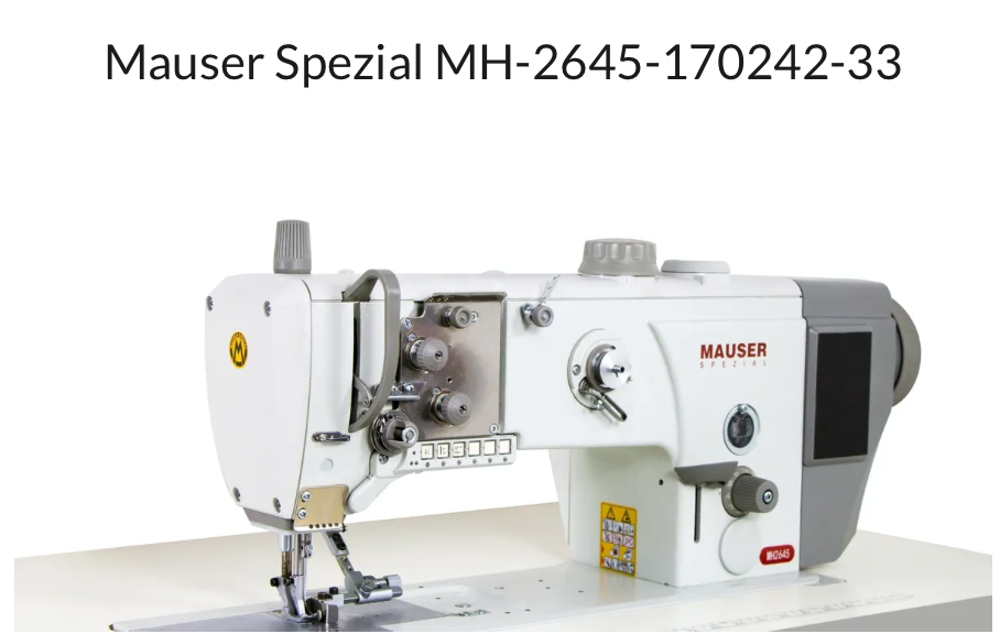MH-2645 Compound Feed, 3-Point Feed Industrial Lockstitch Sewing