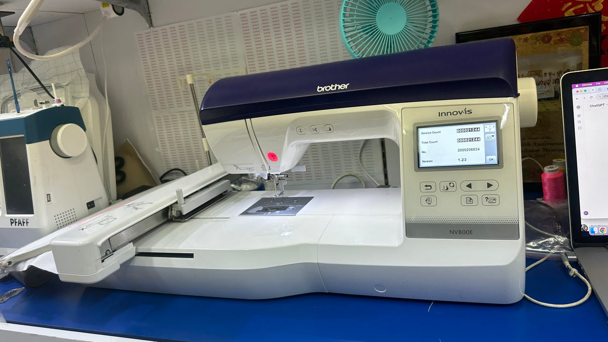 Brother NV800E Embroidery Machine – Large Embroidery Area  | Resale/Demo