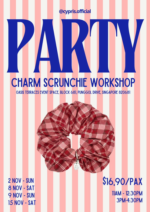Charm Scrunchie Workshop – Create Your Own Beaded Hair Accessory