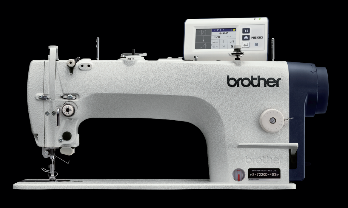 BROTHER S-7220D Single Needle Direct Drive Needle Feed Lock Stitcher with Thread Trimmer  Head