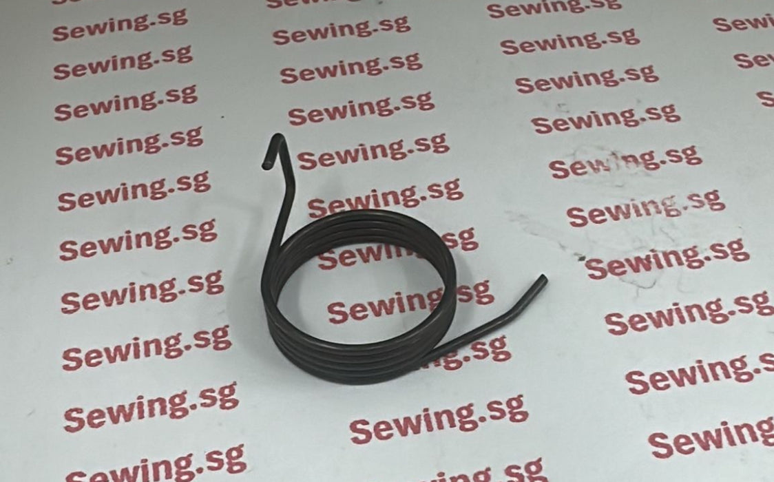 Pedalling type sewing machine, belt release Return Spring.