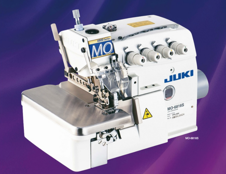 JUKI MO-6800AS(D)/DD Series – Direct-Drive, High-Speed Overlock & Safety Stitch Machine (Complete Set with Table & Stand)