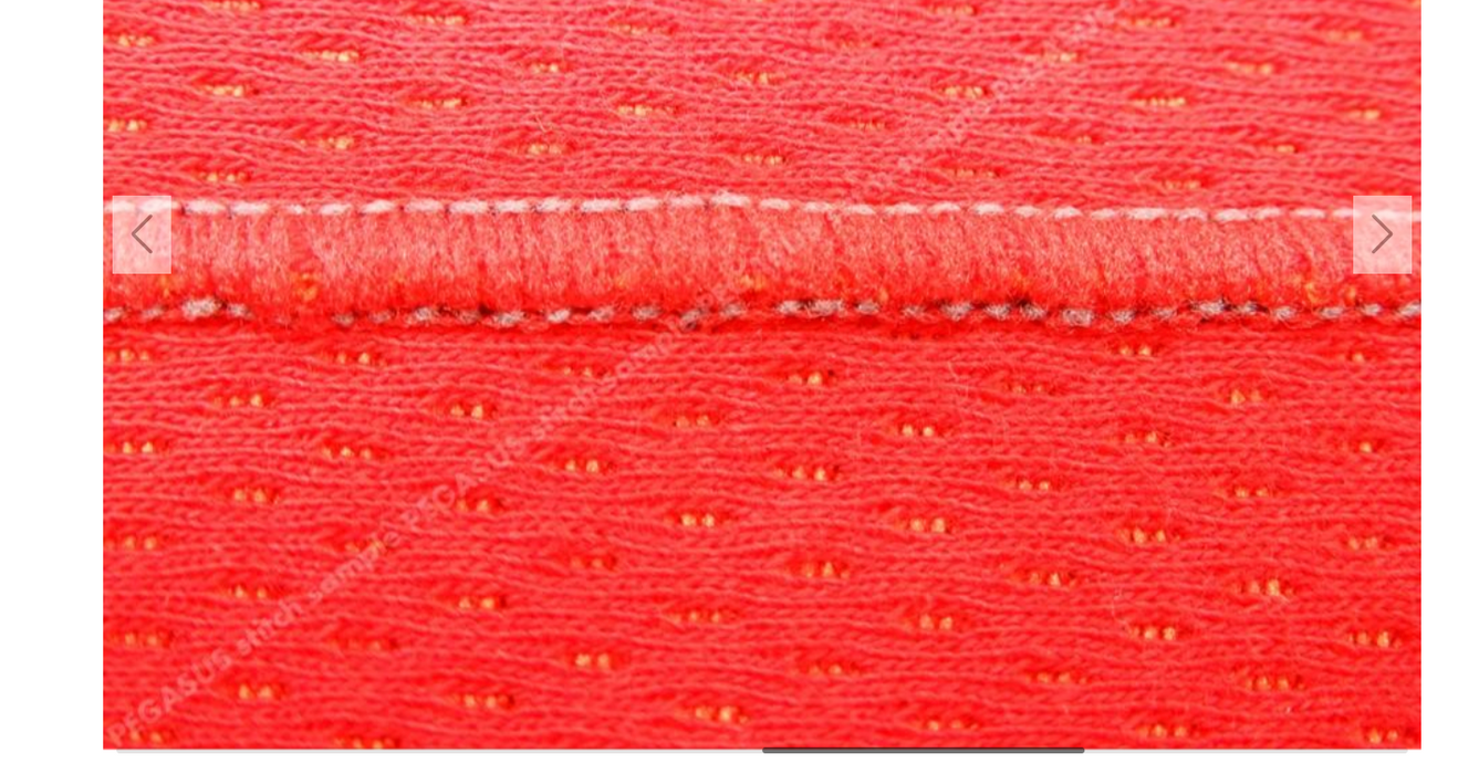 A closeup stitch sample of PEGASUS MX5203-A-02/223 Serger Overlock Machine, for inner wear seamless technology, Pressure Garments. 'M-stitch' technology developed by PEGASUS.