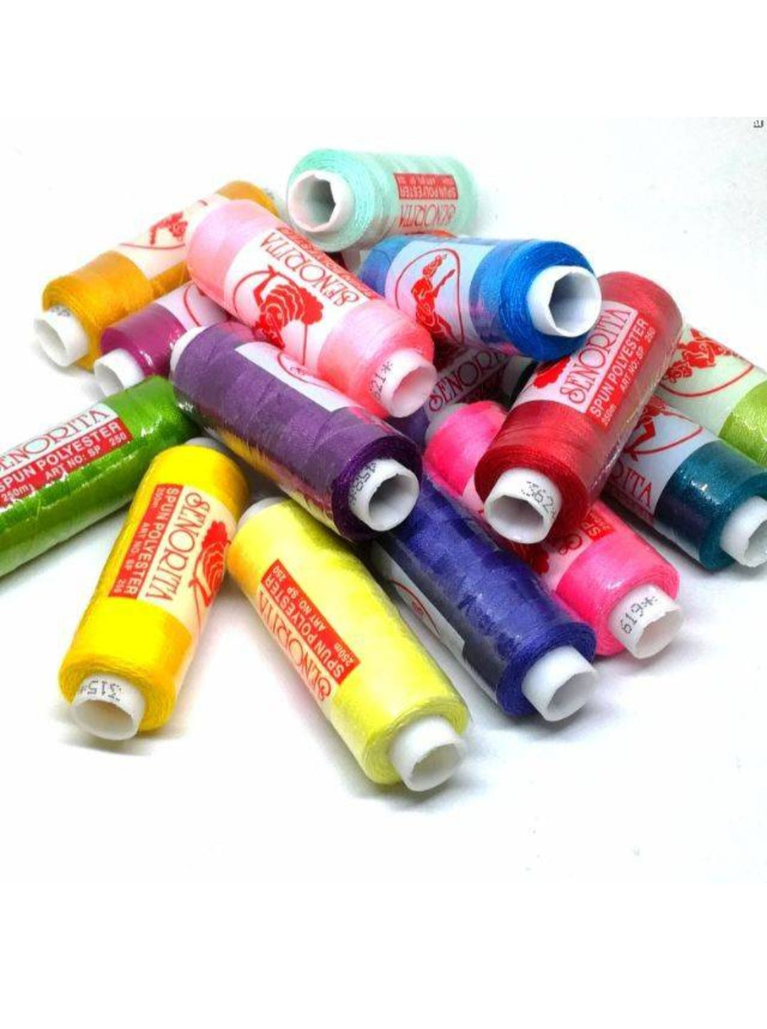 Sewing Threads - Small (250m)/ 1 box (6 pieces) — Ban Soon Sewing ...