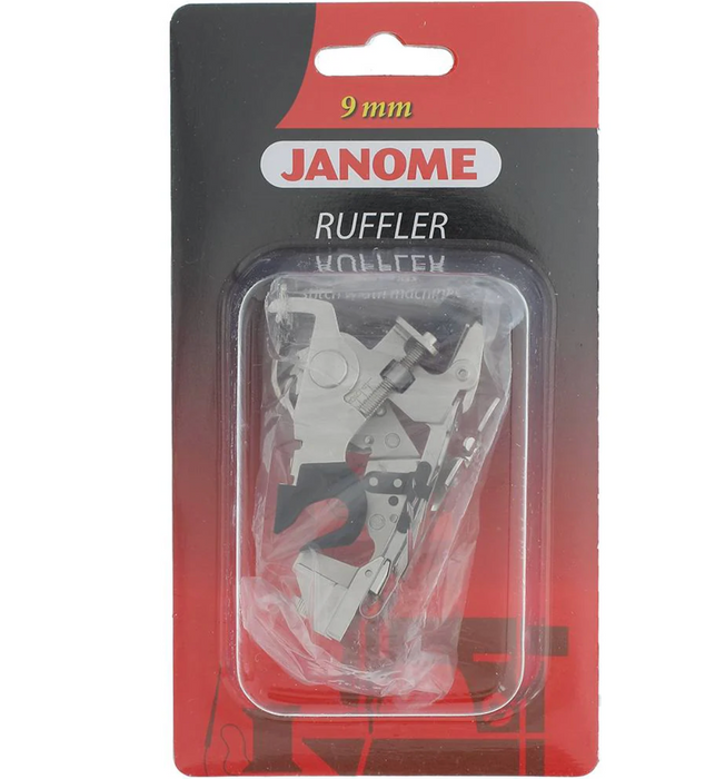 Janome Ruffler (Original)  – AcuFeed Ruffler Foot for 9mm Max Stitch Width Machines (202095004)