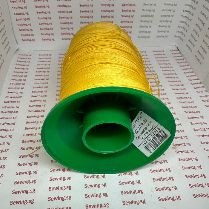 Size #20 (TEX 135 / V138) Bonded Outdoor Sewing Thread – UV Resistant. SERABOND 7466U